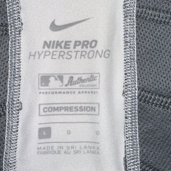 Nike Pro Hyperstrong Sliding Shorts Boys Medium Baseball White Padded MLB Logo - Picture 7 of 7
